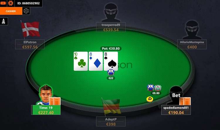 betsson poker table