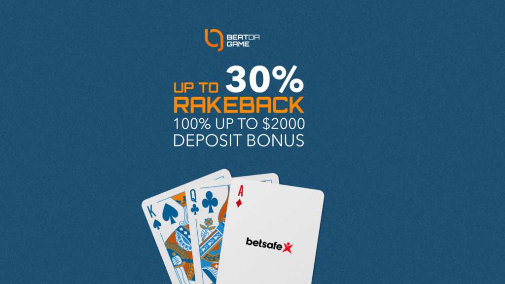 betsafe deal 30% rackeback