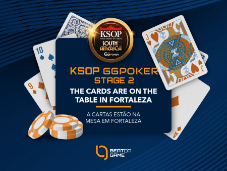 As cartas estão na mesa em Fortaleza: KSOP GGPOKER