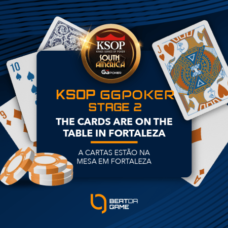 As cartas estão na mesa em Fortaleza: KSOP GGPOKER
