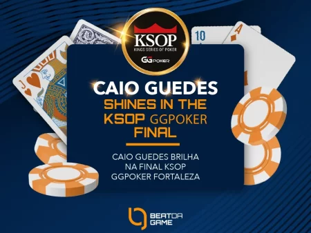 Caio Guedes brilha na final do KSOP GGPoker Fortaleza