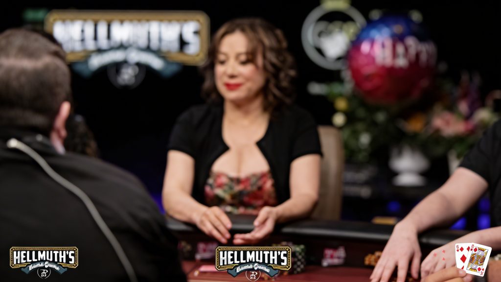Jennifer Tilly Films Birthday Episode on Hellmuth's Home Game