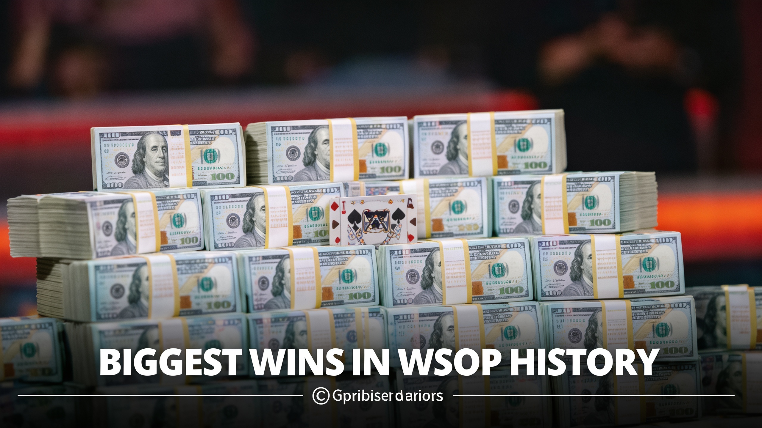 A Historical Review of the Largest Wins in WSOP History