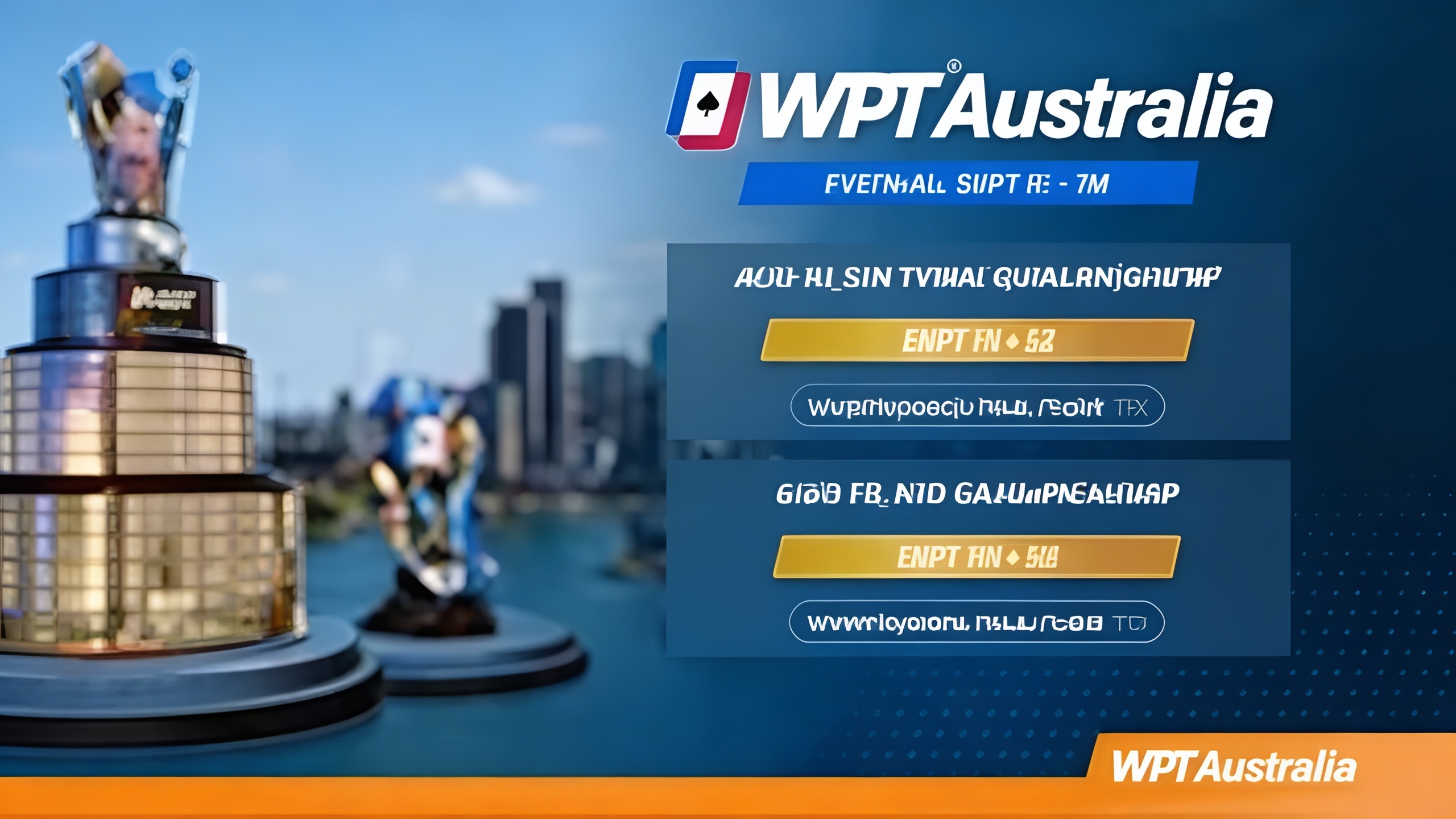 WPT Australia Festival Announced, Set to Attract Top Poker Professionals
