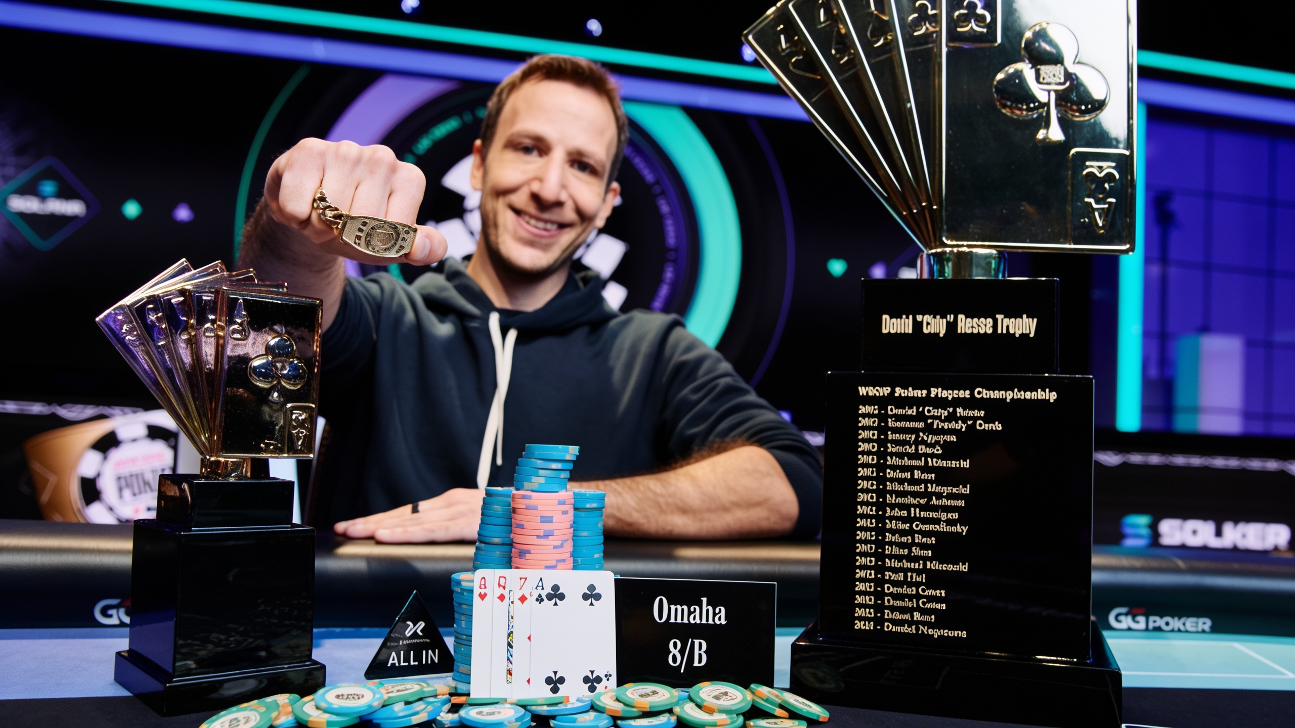 Benny Glaser Claims Ninth WSOP Bracelet in $50,000 Poker Players Championship Victory
