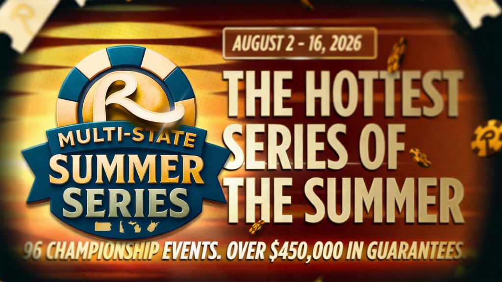 BetRivers Poker Multi-State Summer Series Set for Aug. 2-16 with $450K Guaranteed