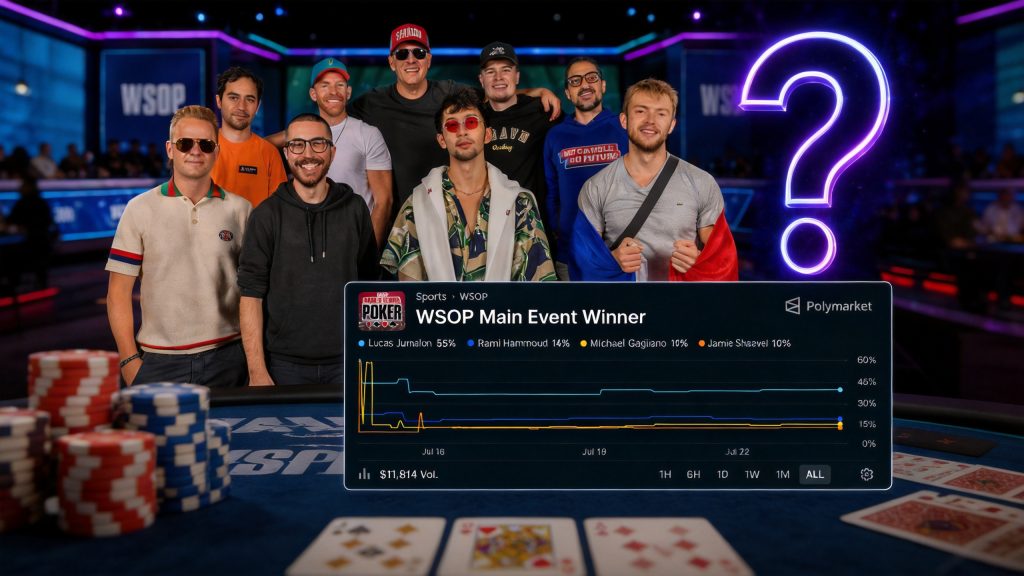 Polymarket Traders Favor Lucas Jumalon to Win 2026 WSOP Main Event
