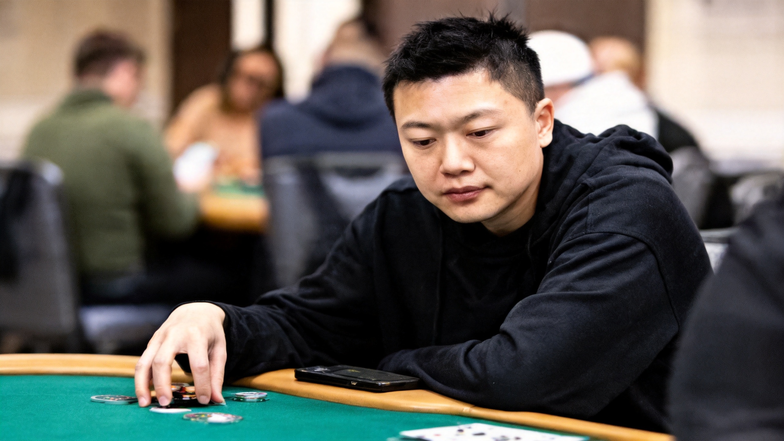 Wesley Recovers from Early Scare to Build Stack in WSOP Main Event