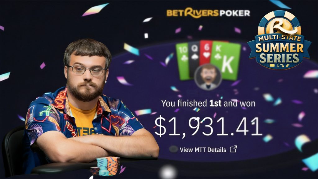 Dan "DrDadPoker" Schill Wins Four Titles at BetRivers Summer Series