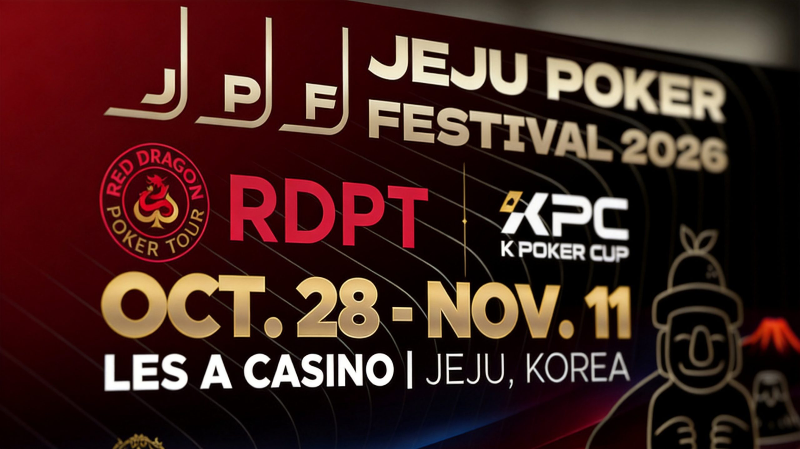 Jeju Poker Festival 2026 Set for 15-Day Run With KRW 3.88B in Guarantees