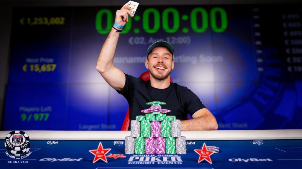 Julian Selinger Storms Back to Win Record-Setting WSOPC Tallinn Main Event