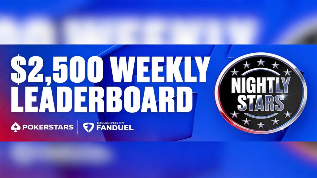 PokerStars on FanDuel Launches Weekly Nightly Stars Leaderboard
