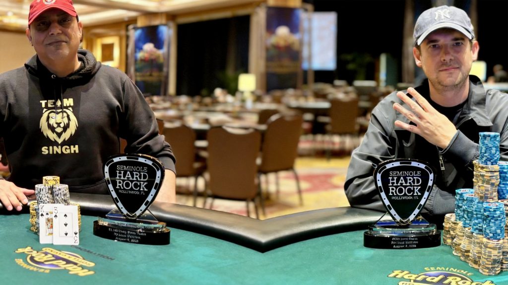 Raminder Singh, Jean Laurent Each Capture Four Titles at Seminole Hard Rock Poker Open