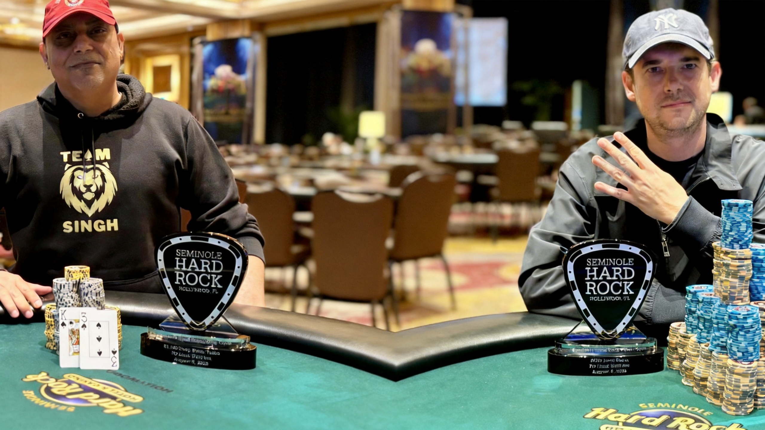 Raminder Singh, Jean Laurent Each Capture Four Titles at Seminole Hard Rock Poker Open