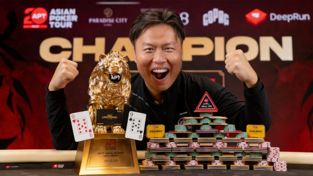Stephen Pang Claims APT Incheon Main Event Title After Record-Breaking Series