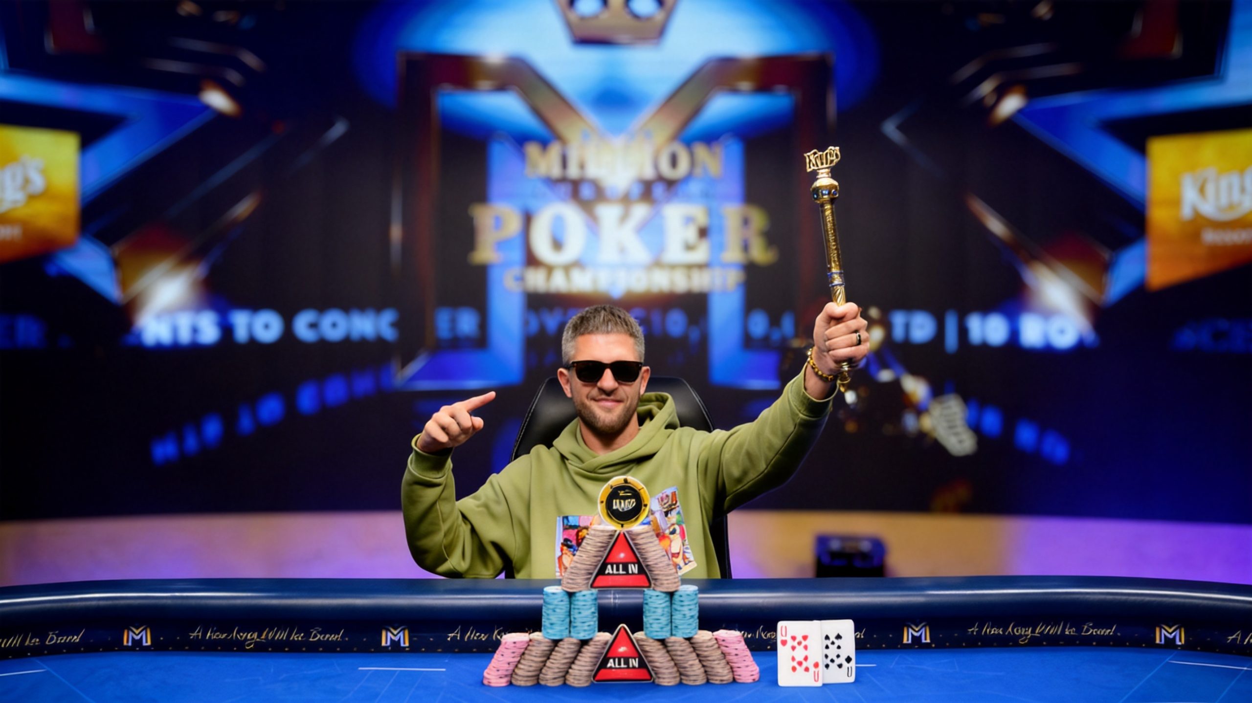Aliaksei Chernak Wins King's Million €400 Deepstack for €54,800