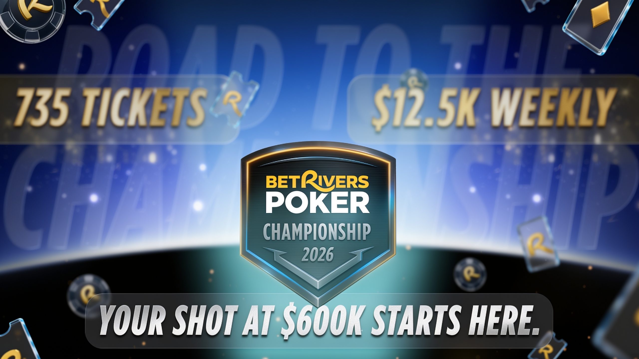 BetRivers Poker Sets 2026 Championship Series with $600K+ in Guarantees