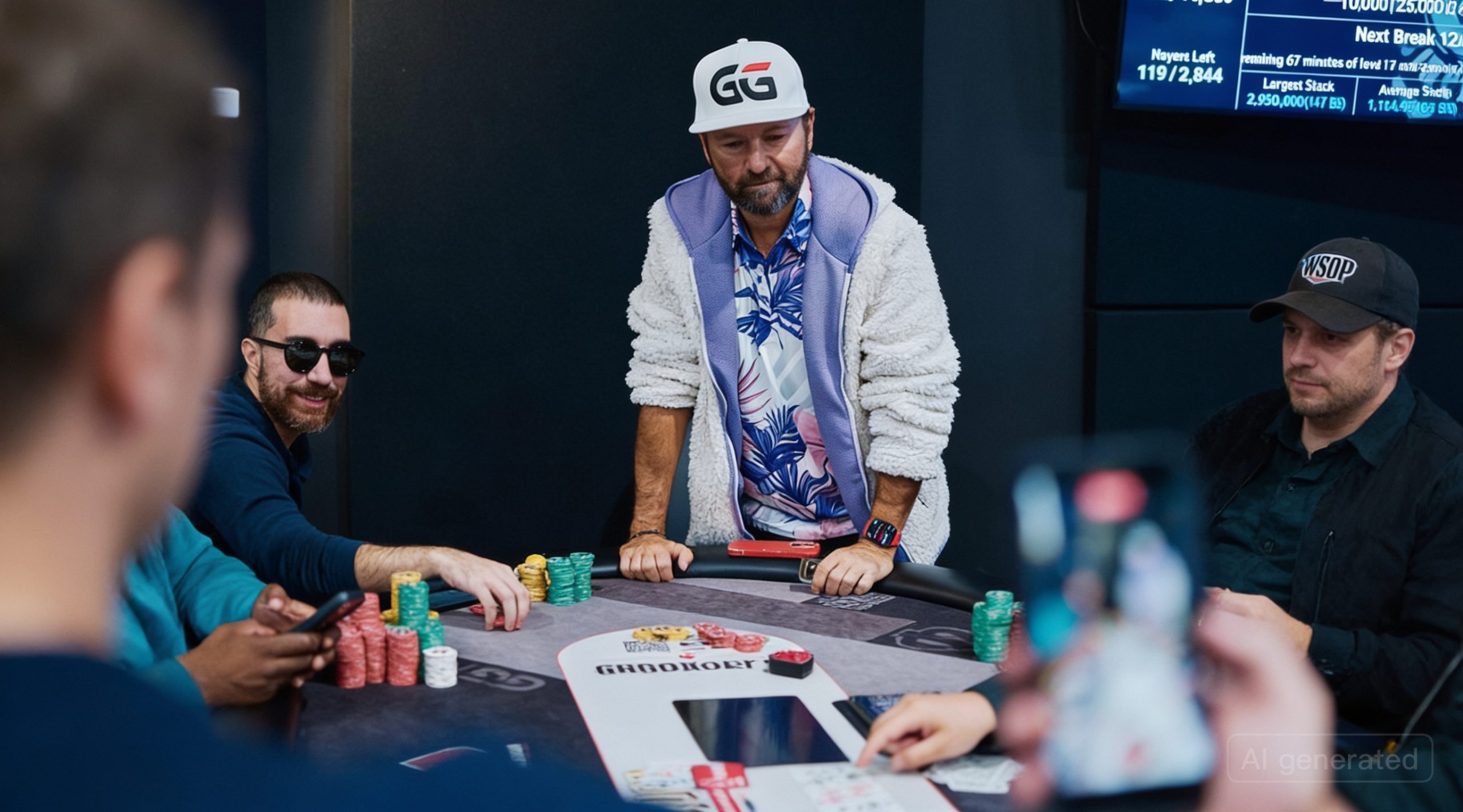 Daniel Negreanu Eliminated From WSOP Super Circuit Main Event After Kornuth Calls River Card