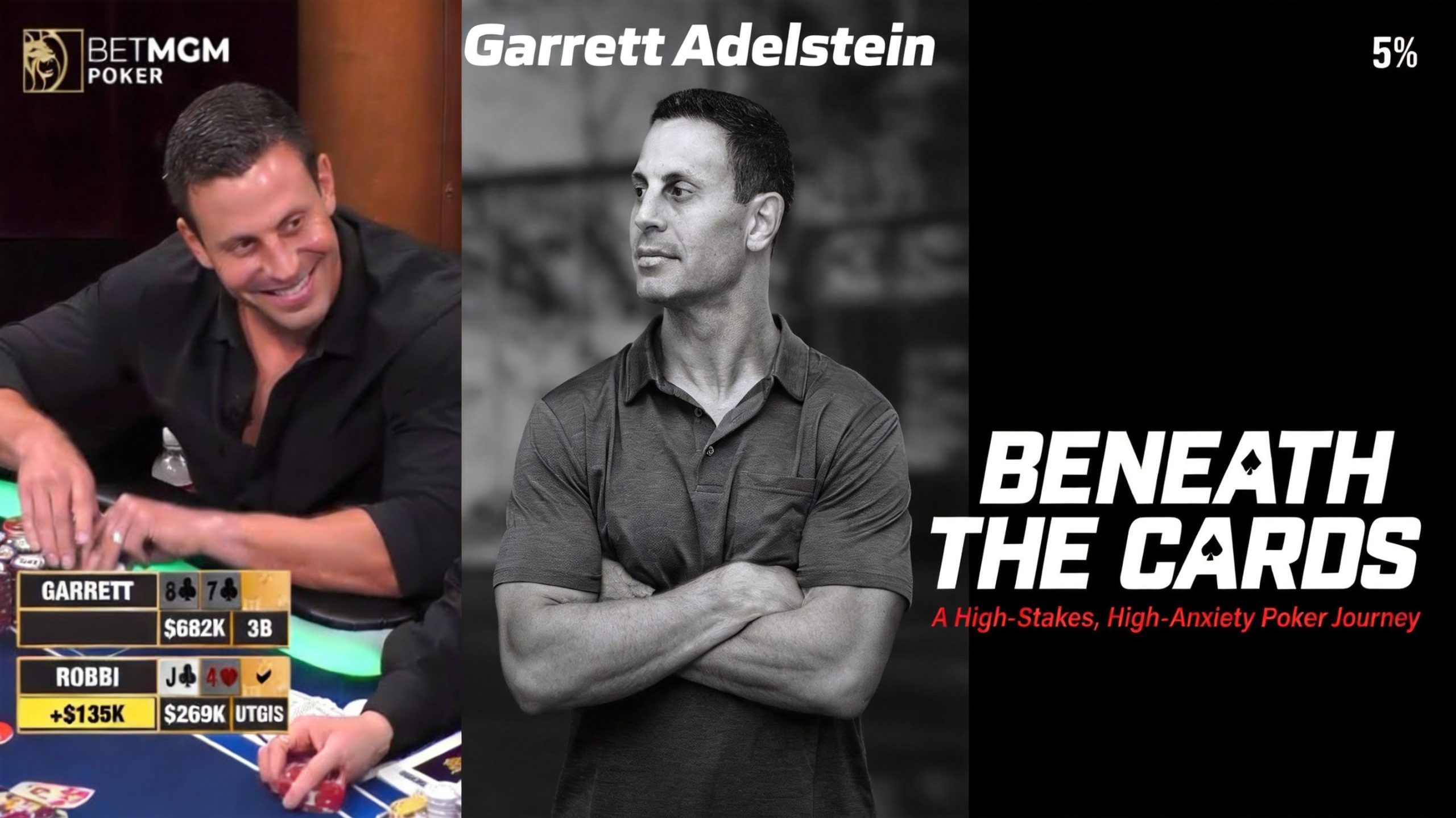 Garrett Adelstein's Memoir 'Beneath the Cards' Hits #1 on Amazon