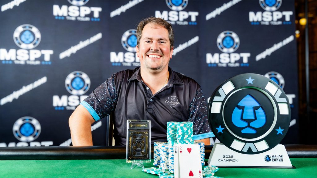 Jacob Long Wins First MSPT Main Event Title at Ameristar Poker Open
