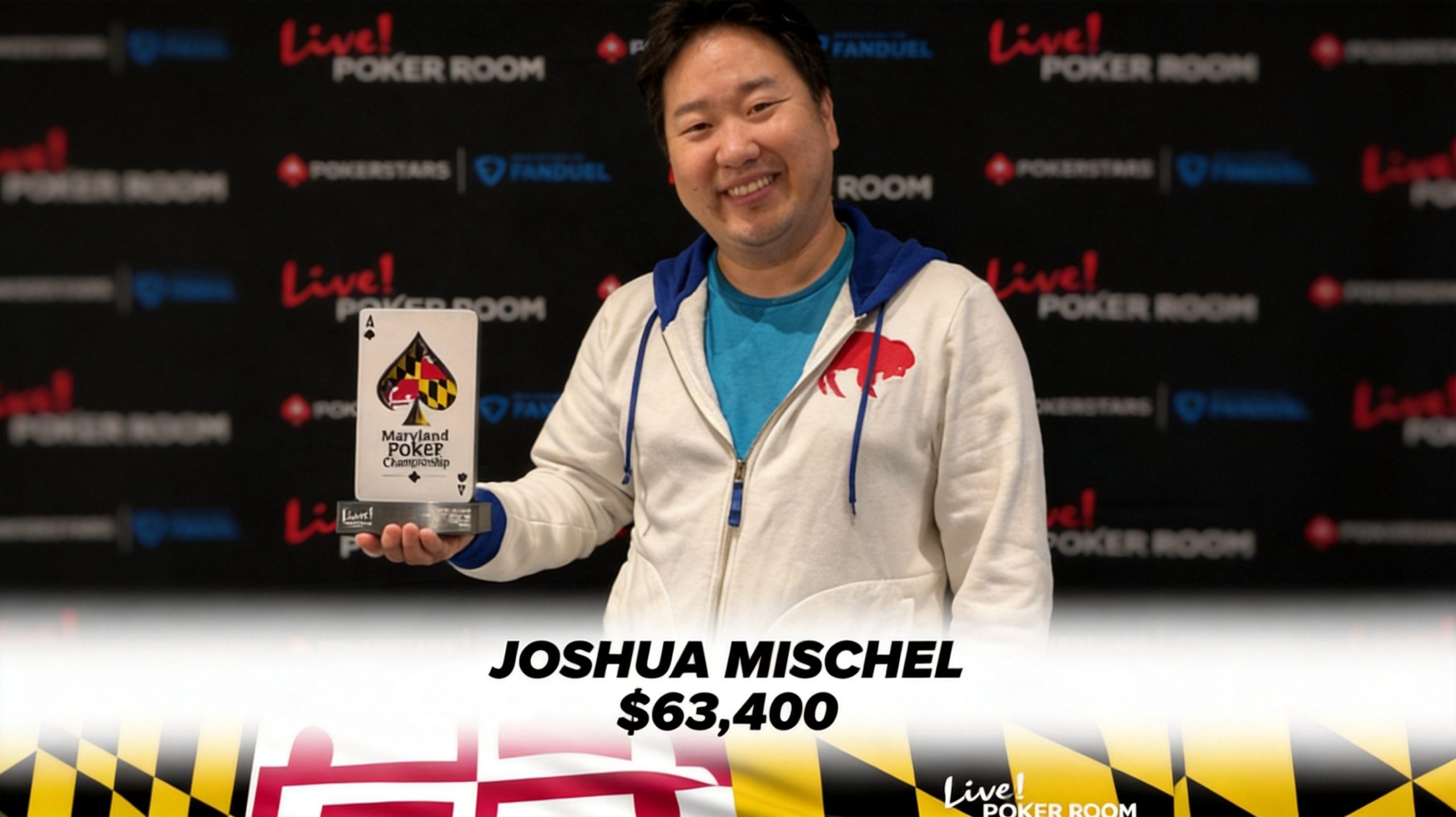 Joshua Mischel Wins Maryland State Poker Championship Event #2 Ahead of Main Event
