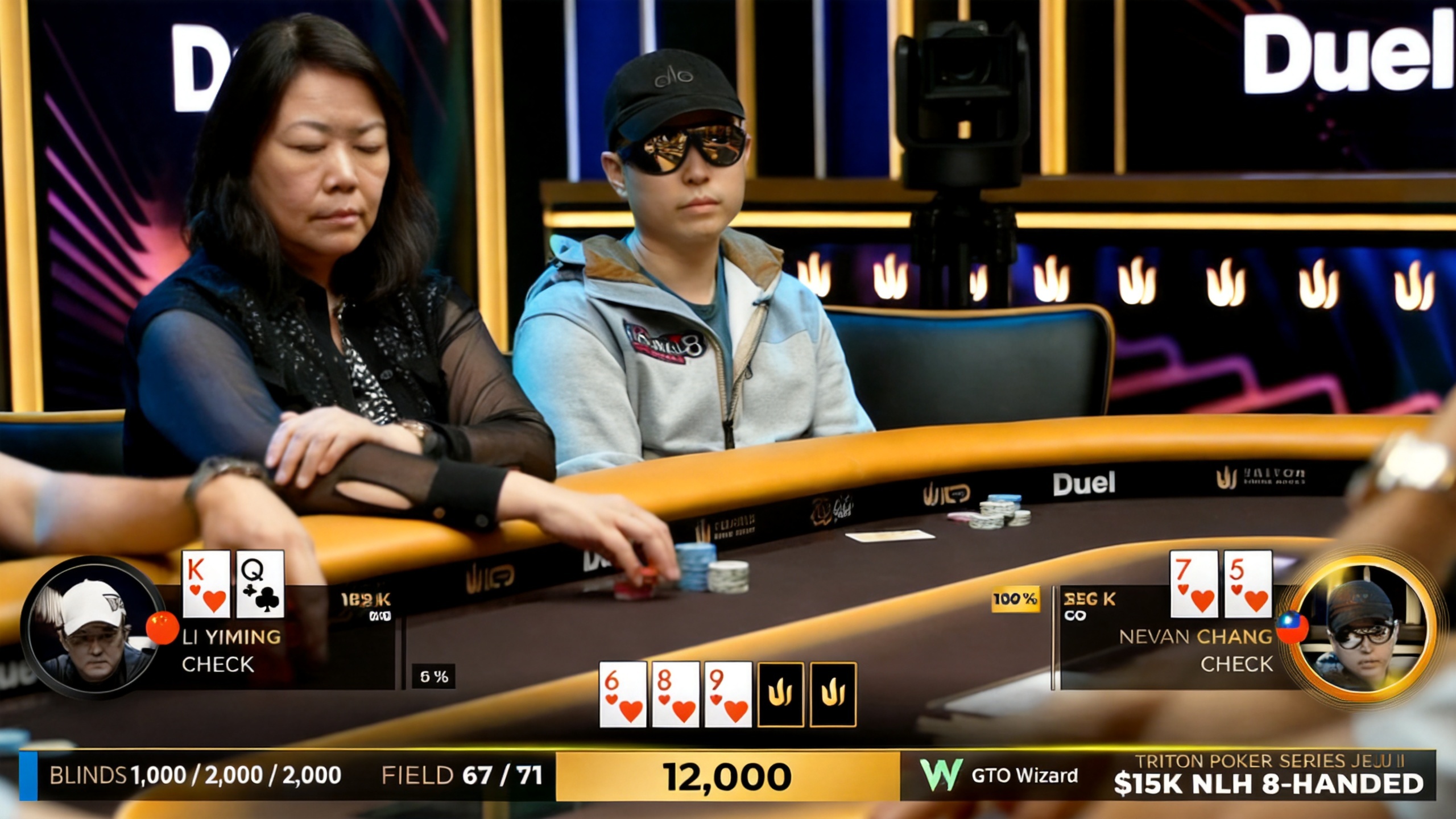 Straight Flush Flop Highlights Opening Day of Triton Jeju II