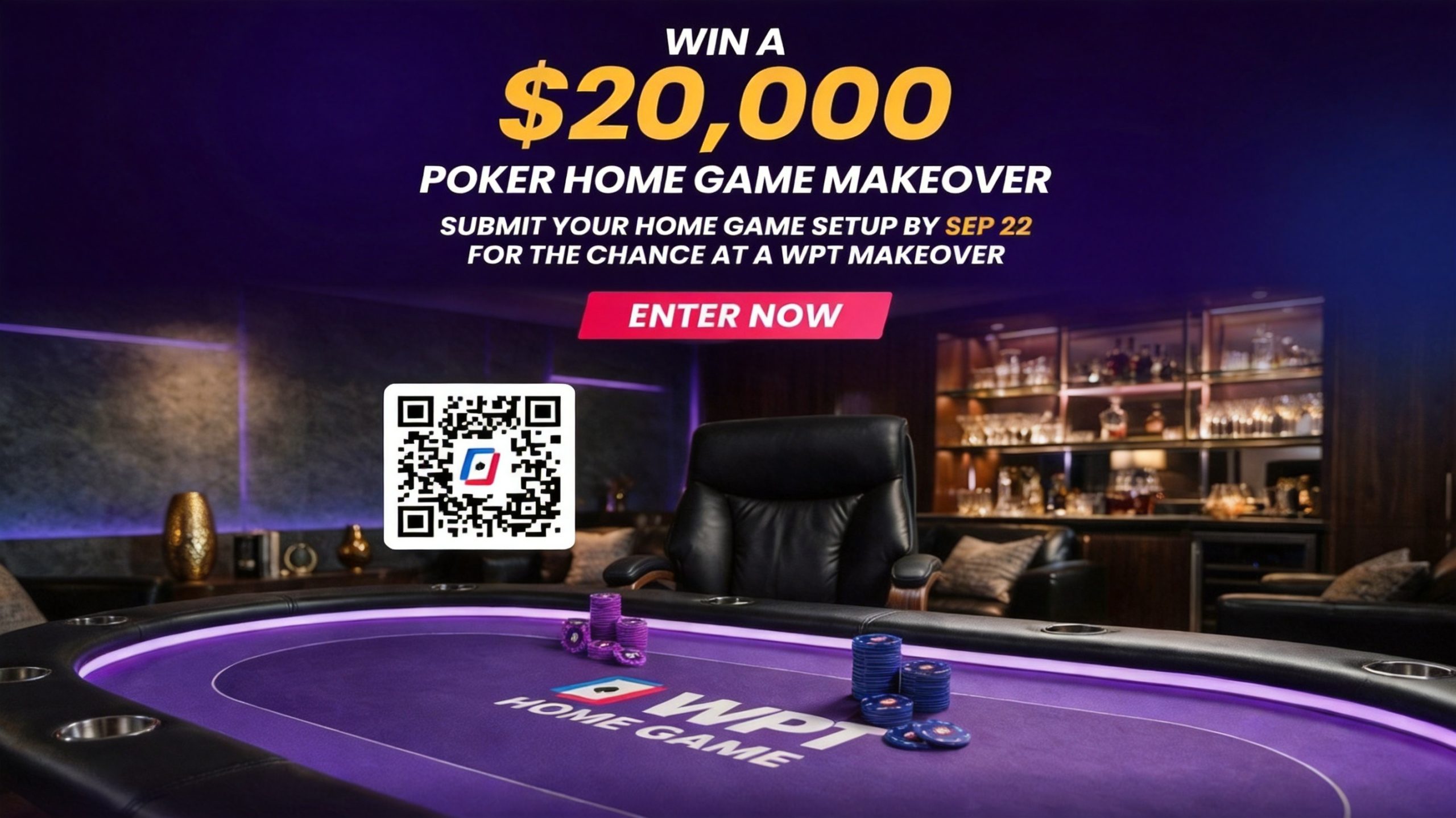 World Poker Tour Launches $20,000 Home Game Makeover Contest