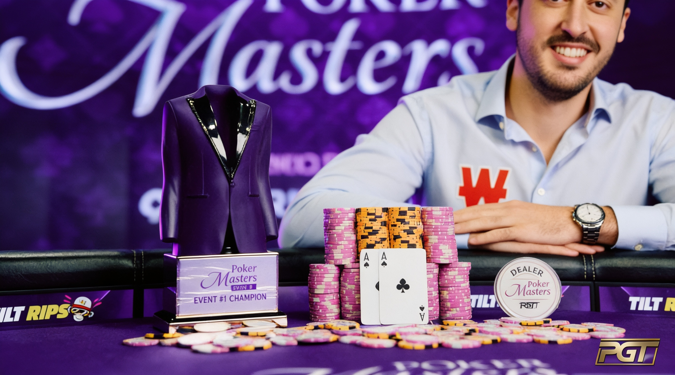 Adrian Mateos Captures Poker Masters Title After String of Bubbles