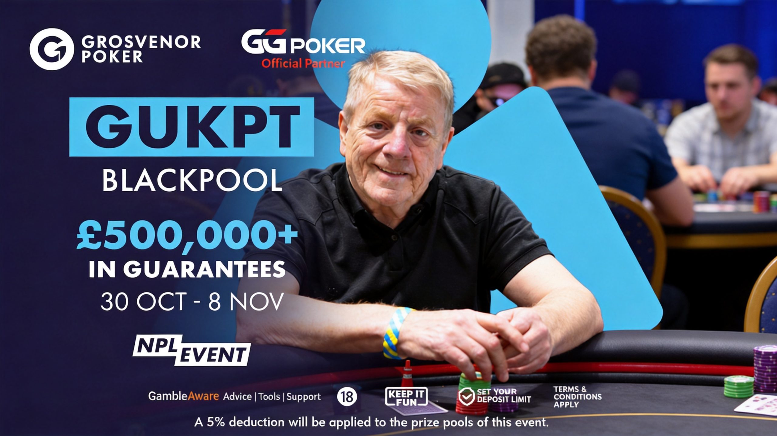 GUKPT Returns to Blackpool for 21st Time with £250,000 Main Event Guarantee