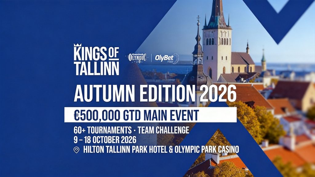 Kings of Tallinn Autumn Edition Returns With €500K Guaranteed Main Event