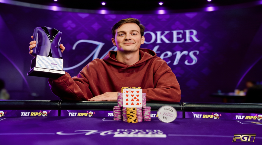 Myles Mullaly Claims First PokerGO Title in Poker Masters Opener