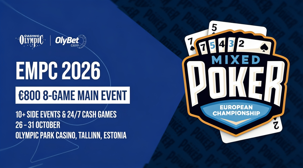 OlyBet Launches European Mixed Poker Championship in Tallinn