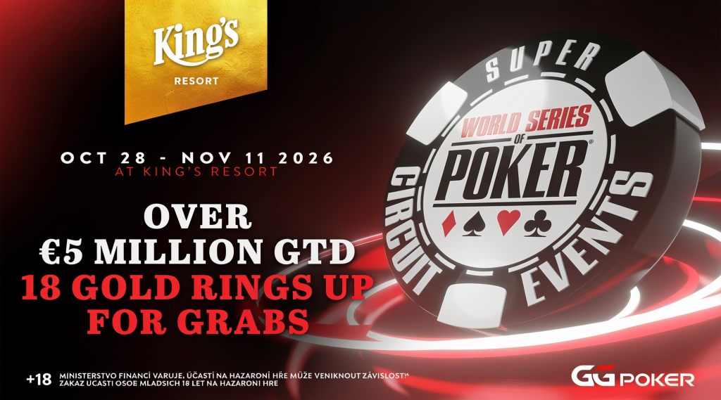 WSOP Super Circuit Returns to King's Casino Rozvadov in October-November
